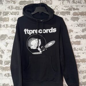 FTP ftprecords Graphic Hoodie Mens Size Small - Black